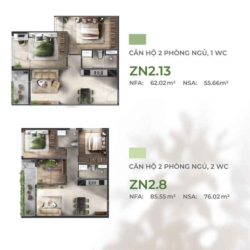 layout can ho La Pura 2